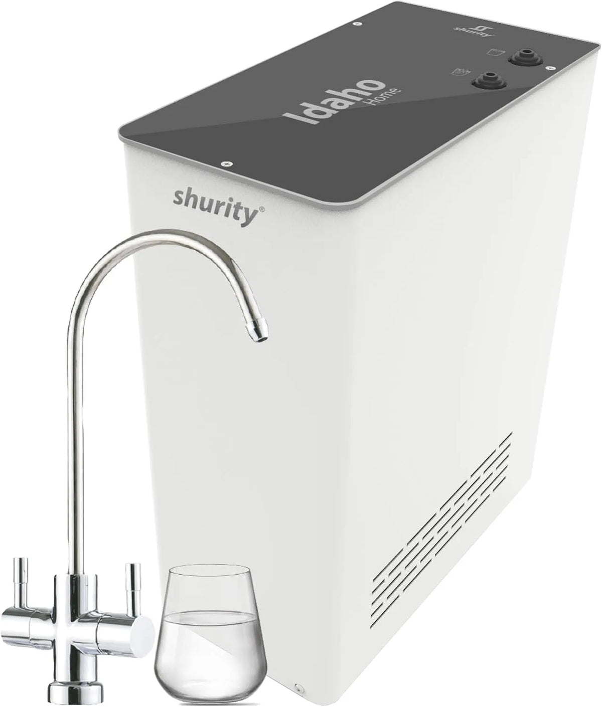Lavello da cucina, 2 vie, Refrigeratore acqua Shurity Idaho Home Sottolavello