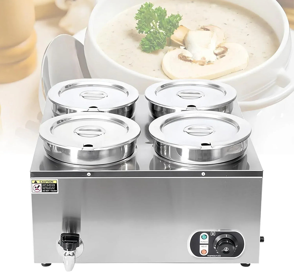 Rubinetto da cucina, 7 L, professionale, acciaio inox