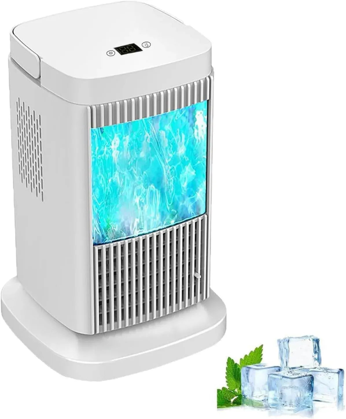 Mini Climatizzatore Portatile Evaporativo dotato di Manico per Camera Ufficio