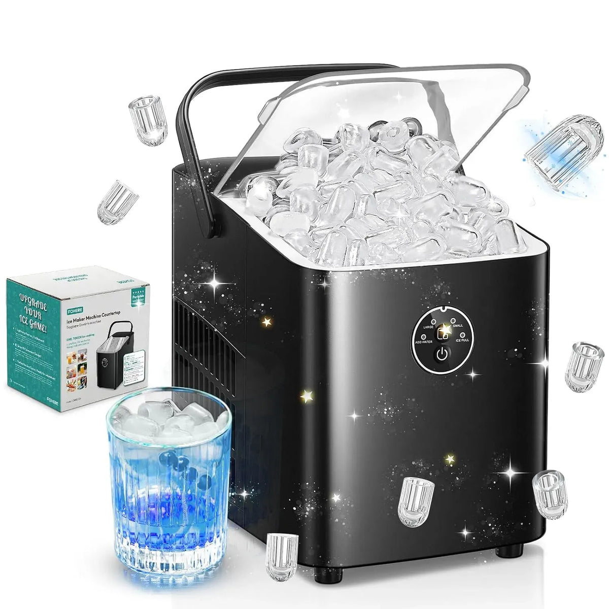 14KG/24h Cubetti/5 Macchina, 14 KG, 4K UHD, FOHERE