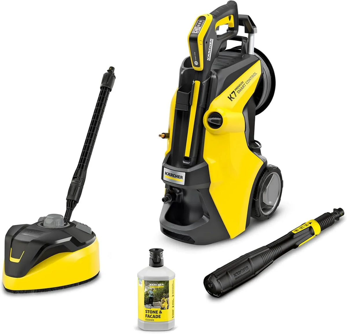 Kärcher K 7 Idropulitrice, Tubo Flex e Pistola Alta Pressione, Pressione 180 bar, Area di Lavoro 60 m²/h, Portata 600 l/h