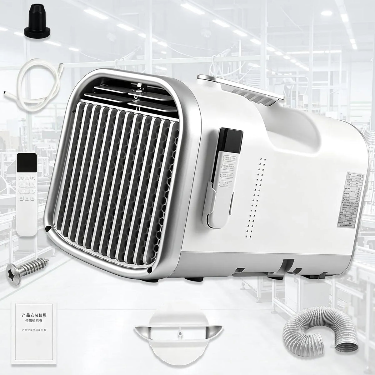 Condizionatore, portatile, Climatizzatore Portatile 4400 BTU con Compressore