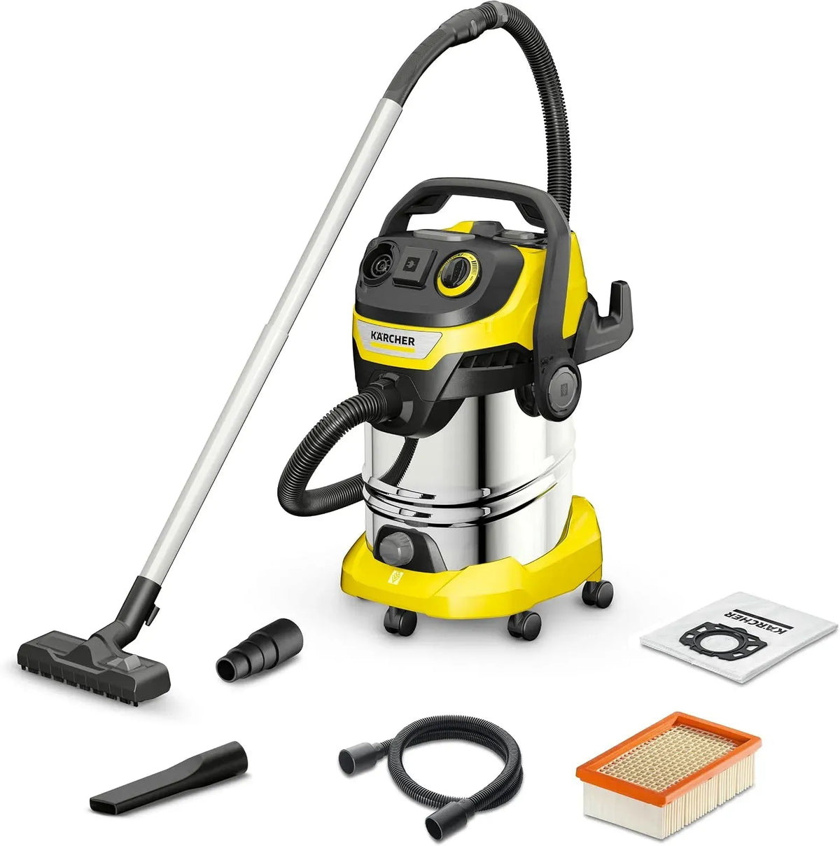Kärcher WD 6 V-30/6/22/T contenitore, filtro, presa, 30 L, 1300 W, 2,2 m, plastica