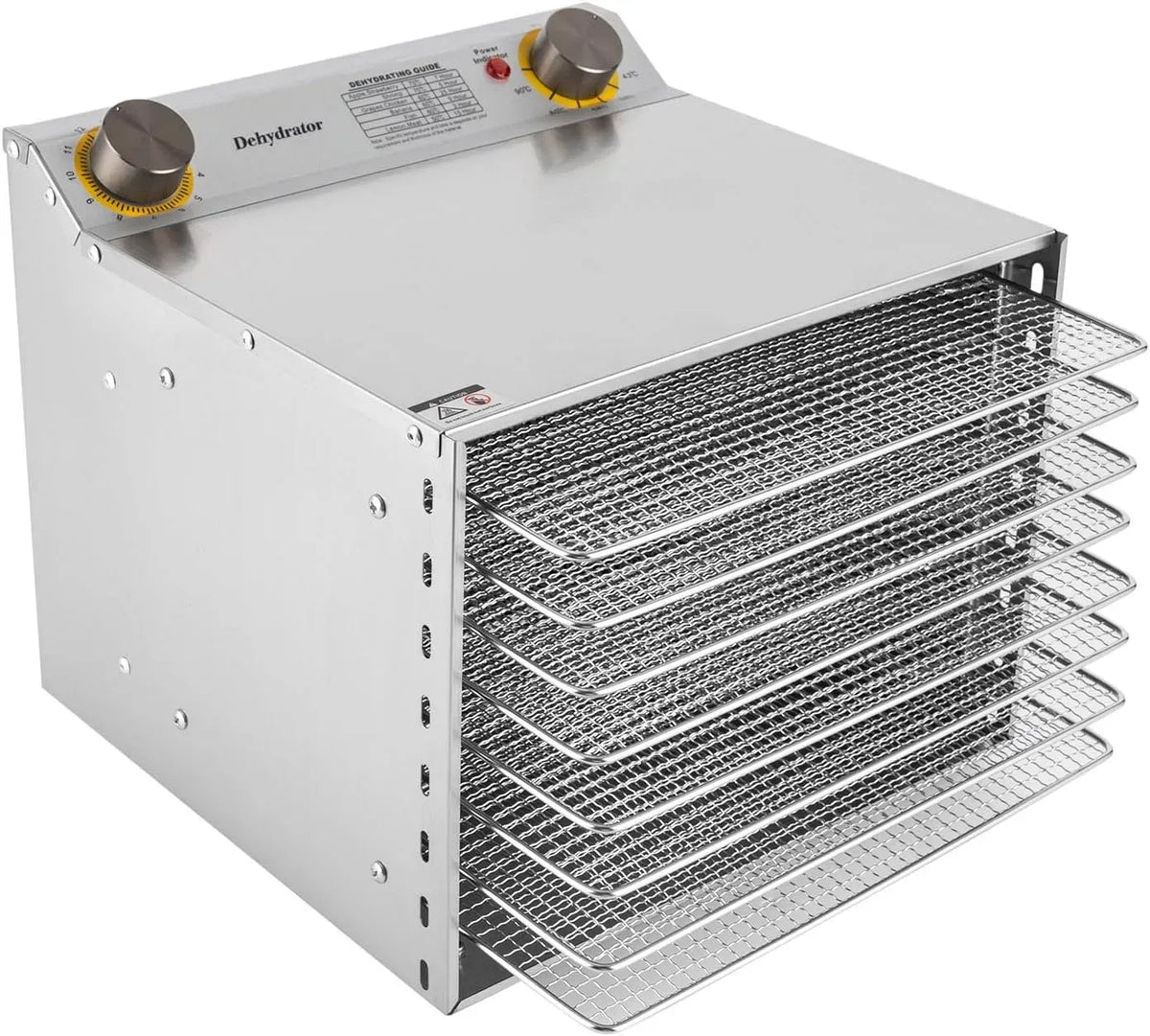 Asciugatrice, acciaio inox, asciugabiancheria, essiccatore, Asciugatrice alimentare in acciaio inox per uso domestico