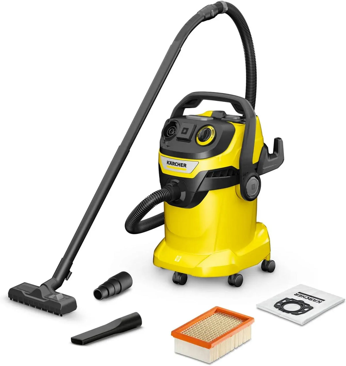 Kärcher WD 5 V-25/5/22 contenitore, filtro, presa, 25 L, 1200 W, 2,2 m, plastica