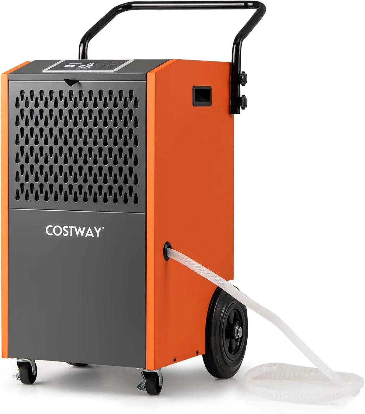 Deumidificatore, COSTWAY, portatile, ruote di trasporto, timer, Fabbrica e Grandi Spazi fino a 695 m³
