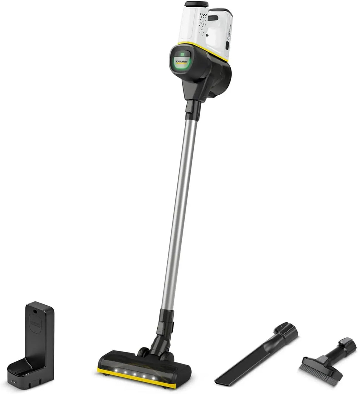 Kärcher VC 6 Aspirapolvere, 50 minuti di autonomia, batteria da 25,2 V, 2 livelli di aspirazione, peso: 2,8 kg