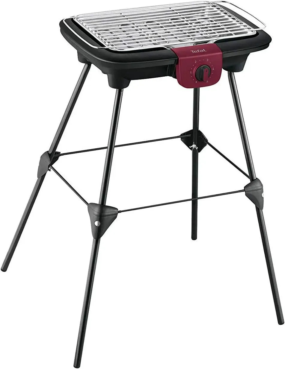 Tefal BG90F5 Barbecue, tavolo, 2300 W, acciaio inox, nero