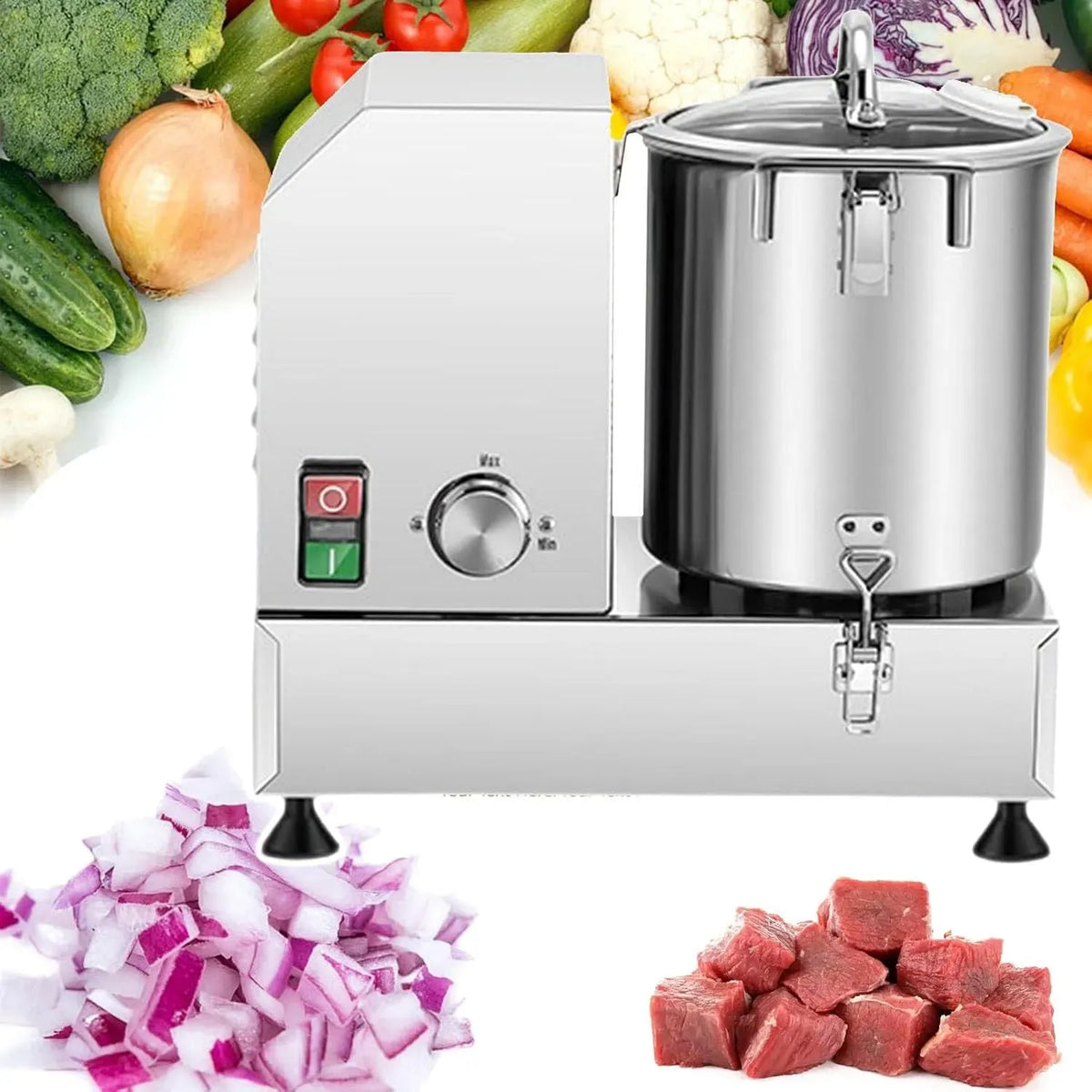 Robot da cucina, 15 L, professionale, acciaio inox