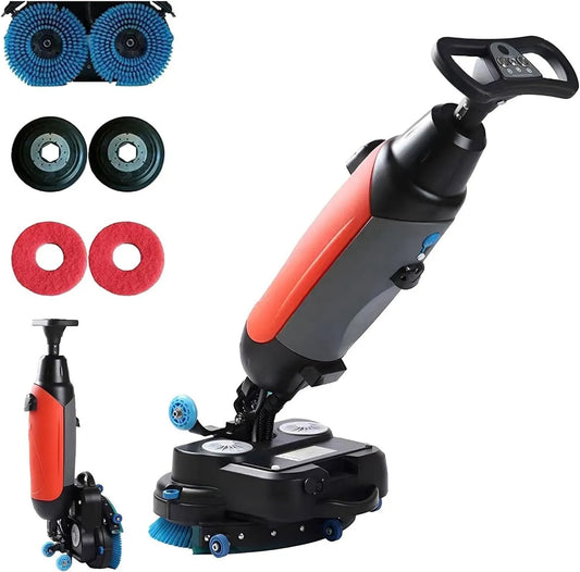 Lavasciuga, 45 cm, 6,4 L, 36 V, lavatrice/asciugatrice, ampio serbatoio, professionale, autonomia di 80 Minuti