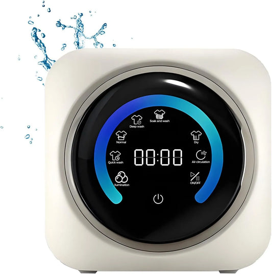 Lavatrice, 3,5 L, portatile, display LCD, lavabiancheria