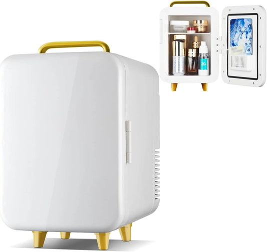 Frigorifero, Alimentazione AC+DC, apparecchio refrigerante, Frigorifero Cosmetico con Maniglia