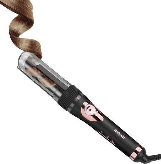 C1031E Nero e Rose Gold, look mossi facili da realizzare, per BaByliss Curl Secret Lite, 5 impostazioni di temperatura fino a 210°C, Arricciacapelli