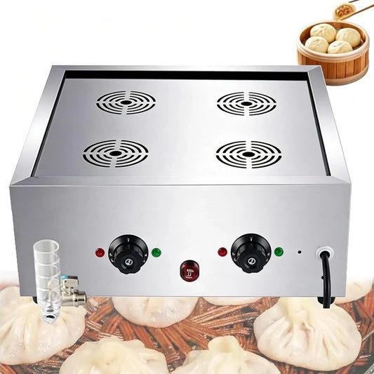 Macchina per scaldare, piastra per panini e sandwich, 4000 W, 30 a 110 °C, vapore, ristoranti, per scaldare panini al vapore da 4000 W