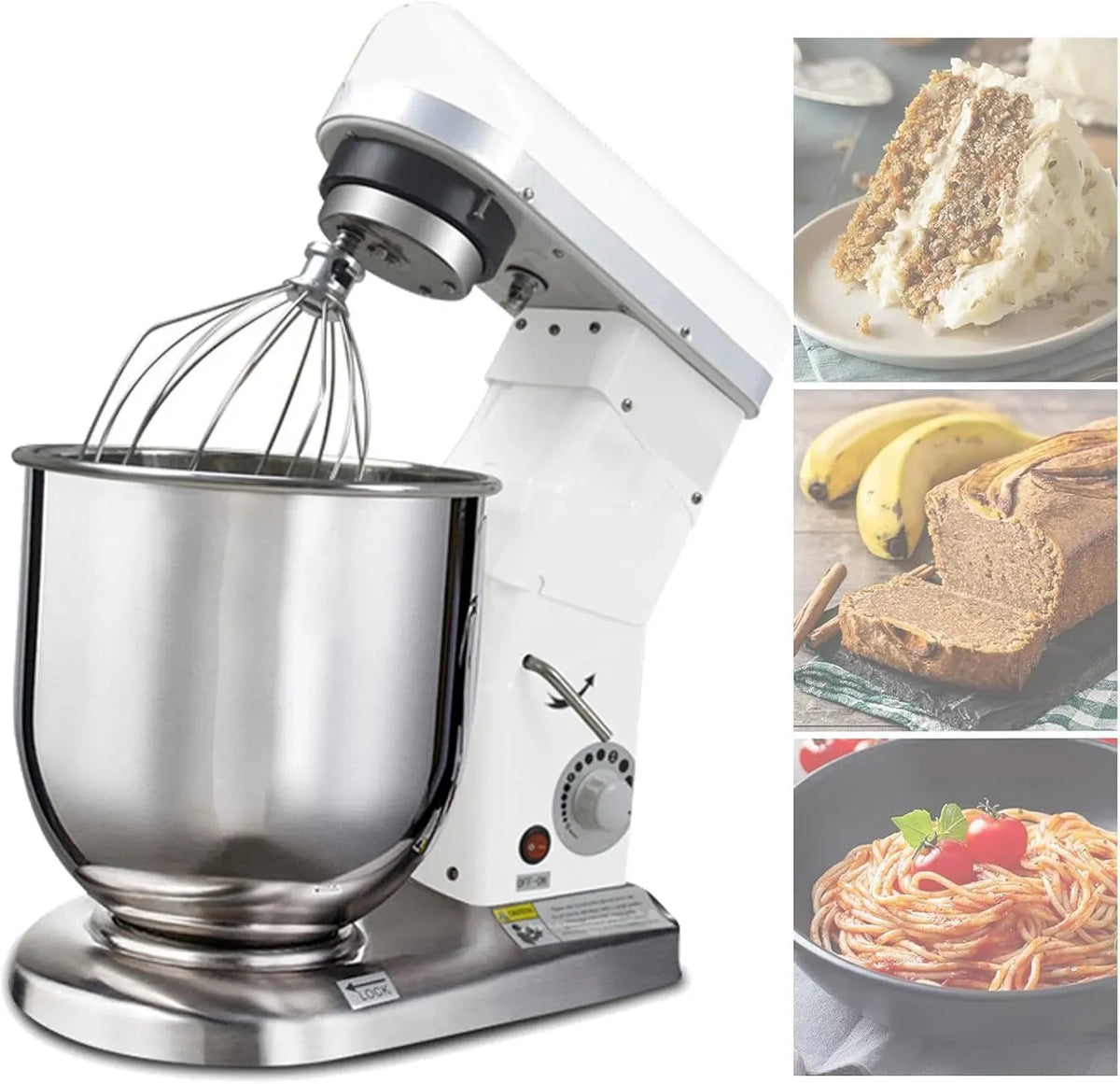 Robot da cucina L/10, 10 L, 3 velocità, professionale, acciaio inox