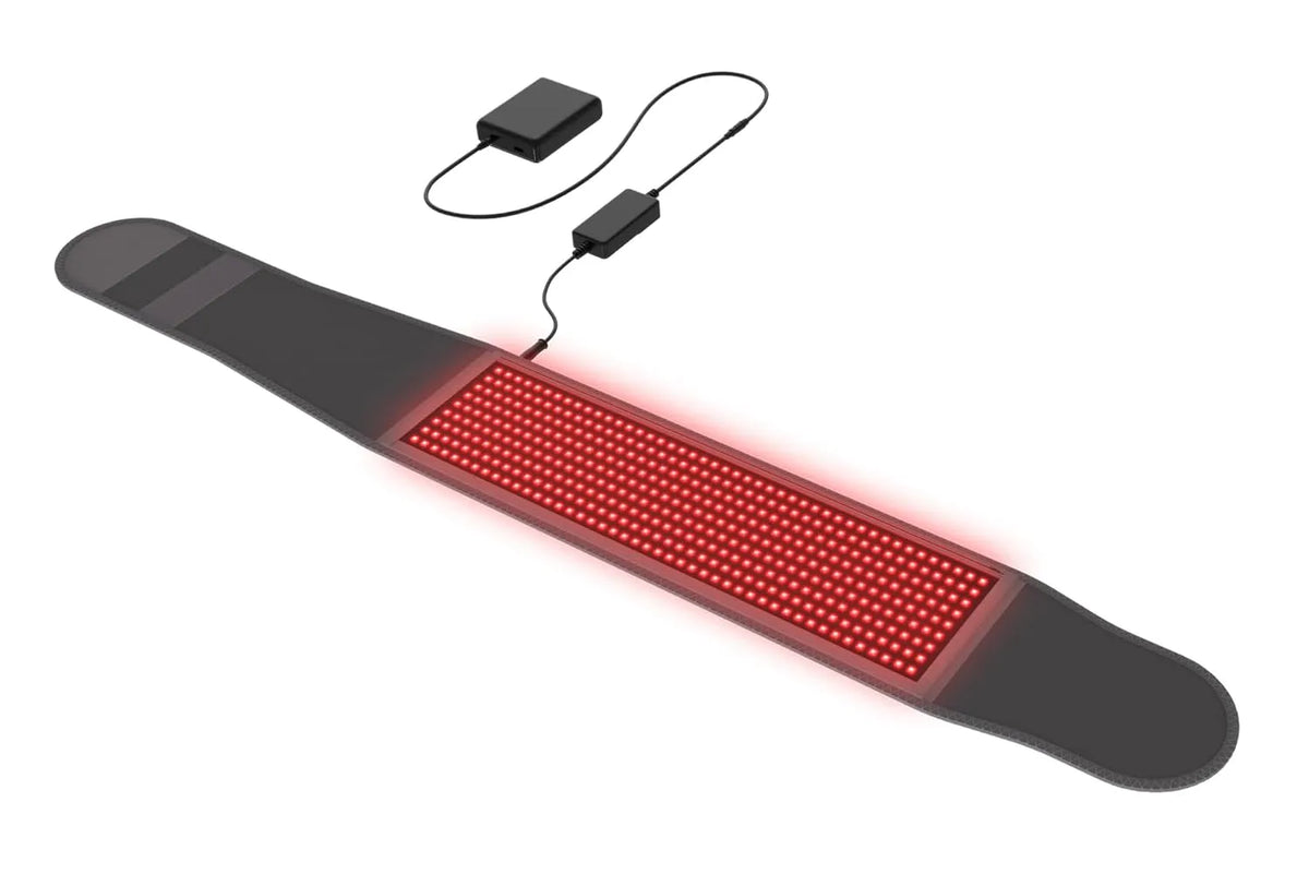 dispositivo, rosso, per terapia a luce rossa, hooga Fascia per terapia a luce rossa