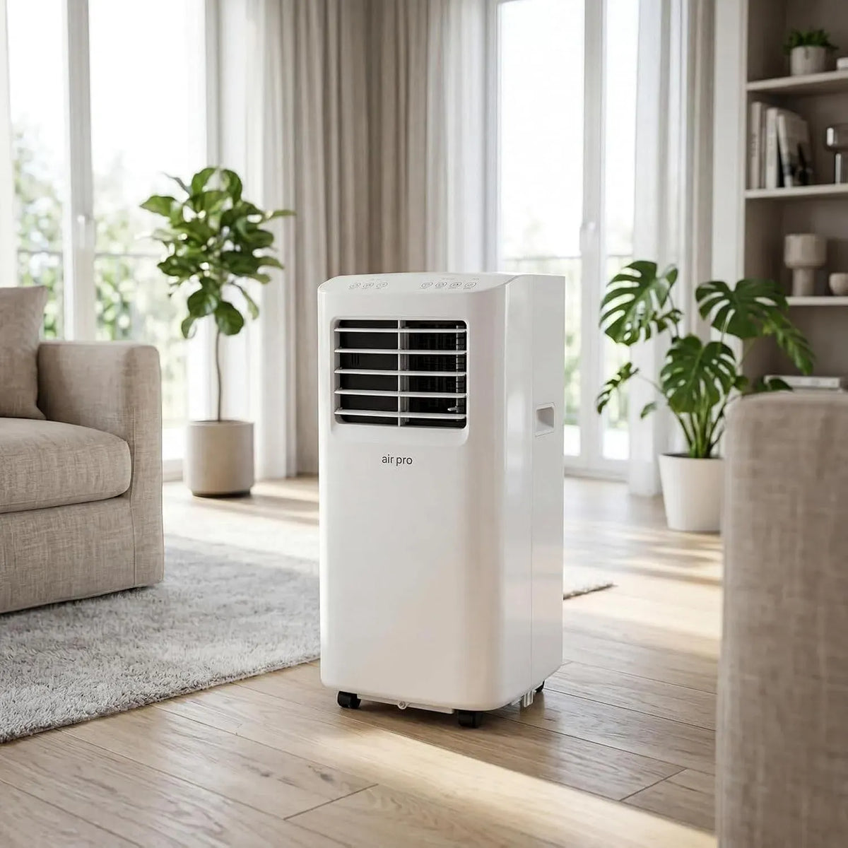 Condizionatore, portatile, timer, Wi-Fi, bianco, Portatile 12000 BTU Smart WiFi Telecomando, 7000 BTU