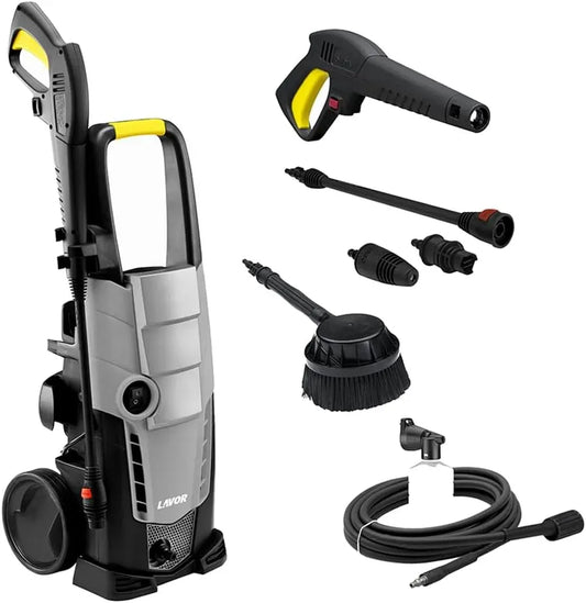 spazzola, 2100 W, 150 bar, 450 l/h, LAVOR, Rondella ad alta pressione GALAXY 150 ESSENTIAL GL con spazzola rotante