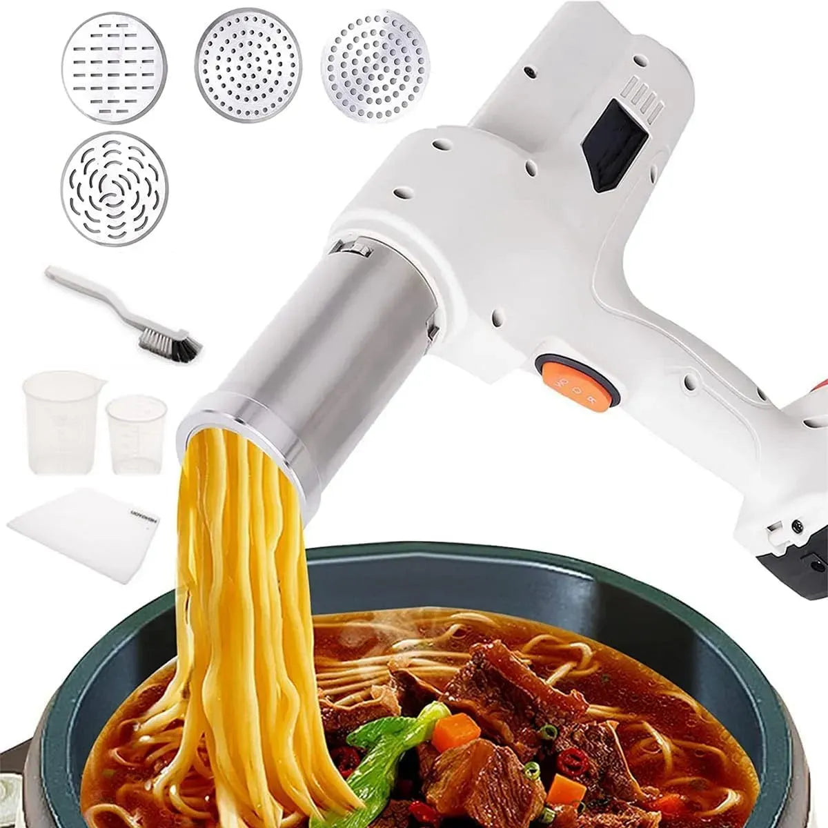 Macchina per la, portatile, acciaio inox, per la pasta elettrica