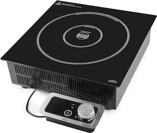IPX3 Piastra, 12 cm, 3500 W, 28 cm, portatile, professionale, acciaio inox, 10 livelli, nero, per diametri tra Ø12 cm e Ø28 cm
