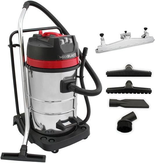 Aspirapolvere, 80 L, ruote di trasporto, industriale, professionale, MAXBLAST