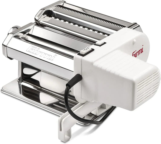 IM91 Macchina Per La, 33 x 17 x 27 cm, 90 W, acciaio inox, bianco, per La Pasta Elettrica, Girmi