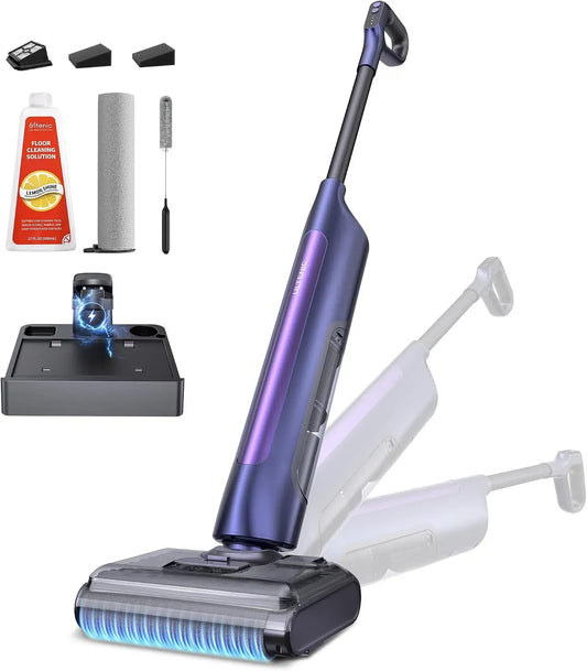 Aspirapolvere AC1, aspiratore elettrico domestico, lavapavimenti elettrico, Ultenic Triflex Aspirapolvere Lavapavimenti Senza Fili