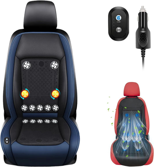 copertura, Cuscino, per auto, Icy Seat, con 12 ventole e 6 modalità di massaggio automatico