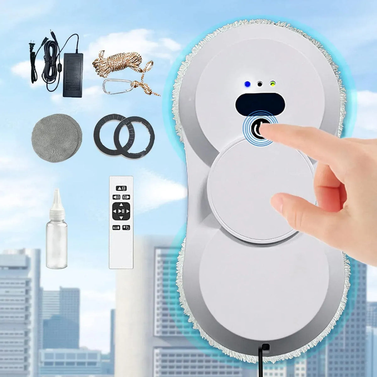 Aspirapolvere, ampio serbatoio, Robot lavavetri da 2800 pa, Serbatoio dell'Acqua da 50 ml