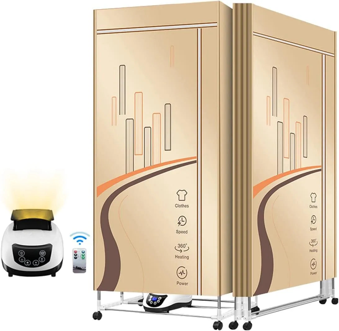 Asciugatrice, 1500 W, portatile, 1500W Pieghevole Elettrico Basso Consumo
