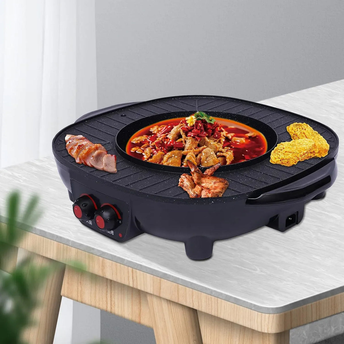 Pentola e padella V 2200, 2200 W, 220 V, grill, rimovibile