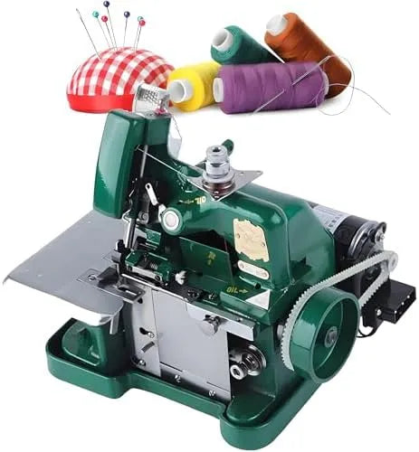 Macchina da cucire, copertura, macchina per cucito elettrica, portatile, per tessuto resistente con telaio in metallo