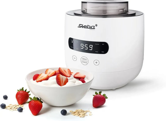 JM 4 Bicchiere, 2 L, 5 programmi, 1,3 l, per yogurt da 2 l