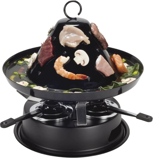tavolo, grill, Tatarenhut Familia 158, originale grill da tavolo con 3 gelatine di combustione