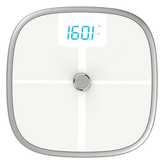 Domary Koogeek Smart Health Scale, Approvata Dalla FDA per la Misurazione del Peso, per del Grasso Corporeo e dei Muscoli per Uso Domestico, 1 Pezzo