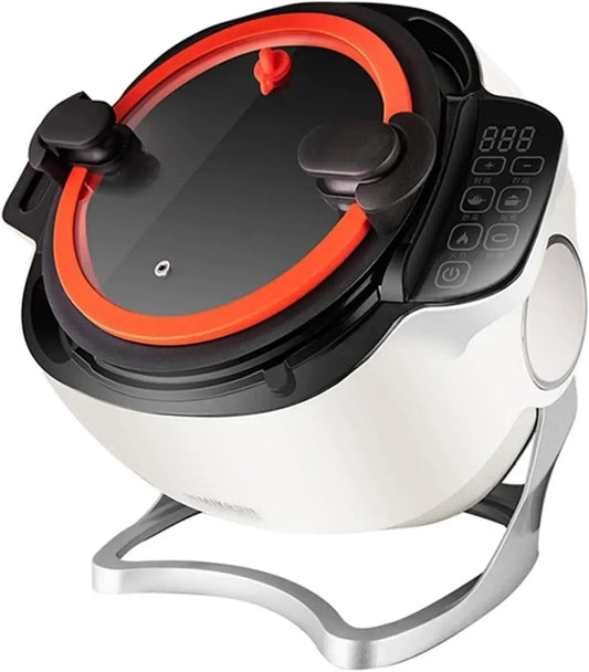 Pentola e padella, 6 L, rivestimento antiaderente, 3 velocità, professionale, Macchina da Cucina Automatico 6L