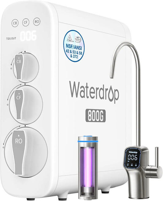 G3P800 Sistema a Osmosi Inversa, Waterdrop, 800 GPD