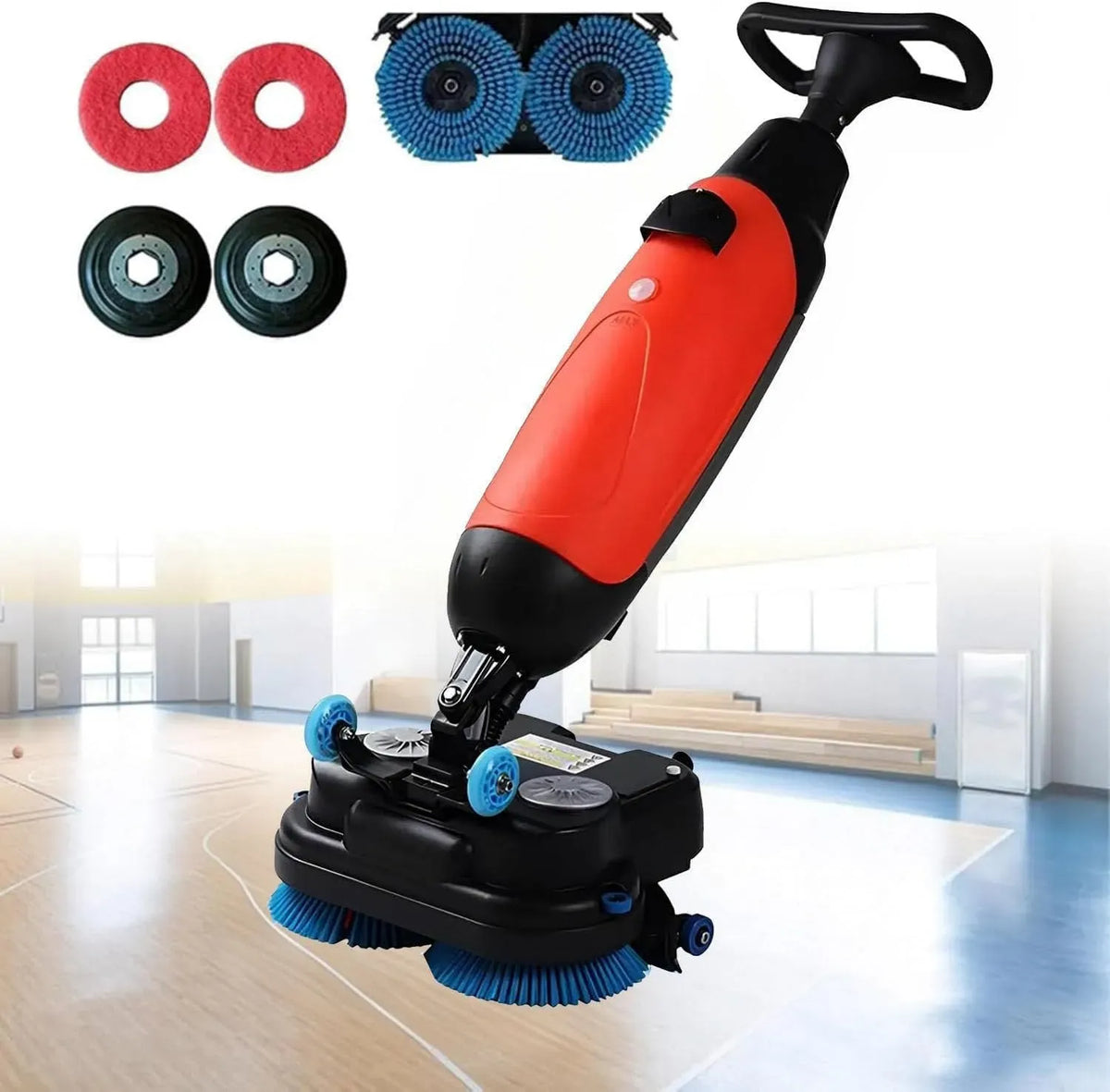 Lavasciuga, lavatrice/asciugatrice, professionale, rosso, PUò Pulire 1200 ㎡ All'ora Red