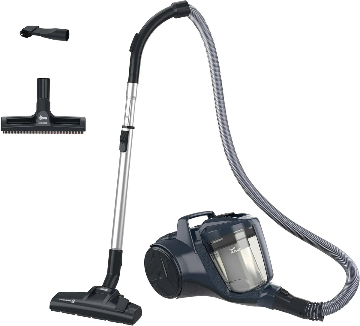 Hoover HP110HM Aspirapolvere, 2 L, 700 W, blu, 011, capacità 2 litri
