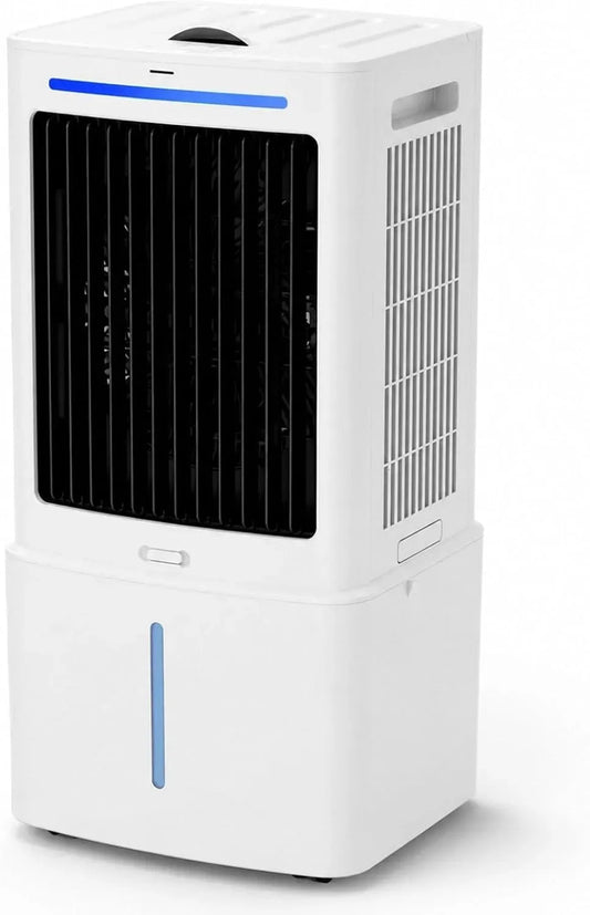 Ventilatore, 34 × 77.5 × 39CM, 25 L, portatile, timer, 3 velocità, oscillazione, ampio serbatoio, rimovibile, Timer di 12 Ore, Ampia Oscillazione