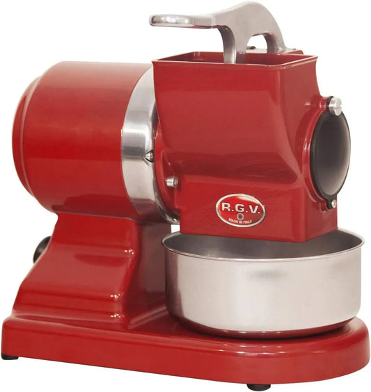 VIP 8G 8G/S Alluminio, Rossa, VIP 8G/S Grattugia Elettrica con Rullo Estraibile, 450 W