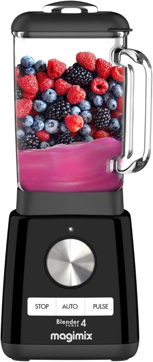 Frullatore, 2,5 L, 1300 W, 4 programmi, nero, Power 4, 4 Programmi Automatici