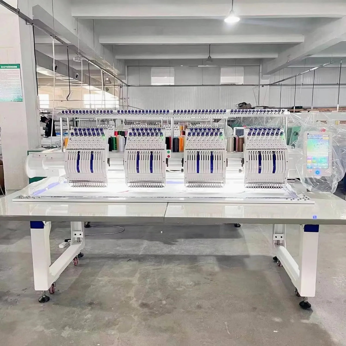 Macchina da ricamo, ricamatrice elettrica, professionale, per marchi Streetwear