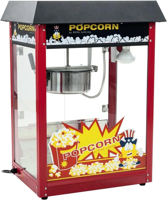 RCPS-16E Macchina per popcorn, 1500 W, 16 L/h, ristorazione, nero, Royal