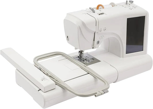 Macchina da ricamo, ricamatrice elettrica, display LCD