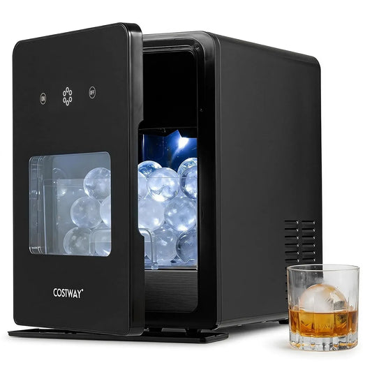 Macchina per Ghiaccio, per Ghiaccio Sferico da 50 mm per Whisky e Cocktail, 50 mm, COSTWAY