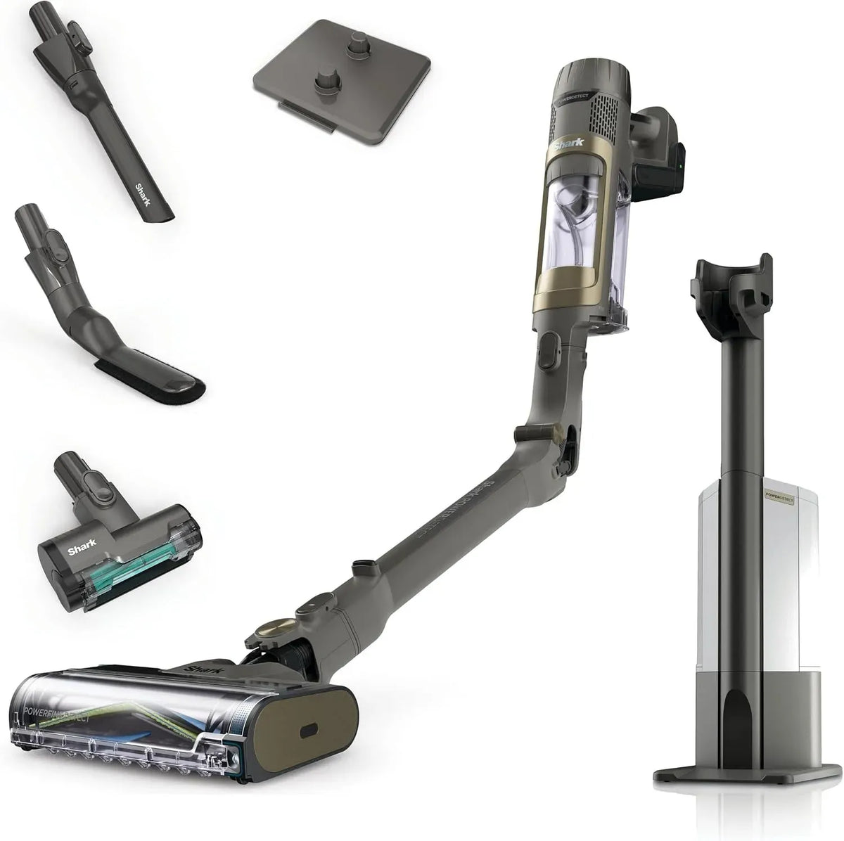 Aspirapolvere, grigio, aspiratore elettrico domestico, Shark PowerDetect Clean & Empty