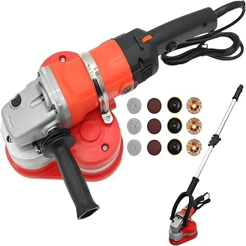 lucidatrice, Griglia, lucidatrice elettrica, 3800 W, portatile, installazione a pavimento e parete, per macinazione e lucidatur