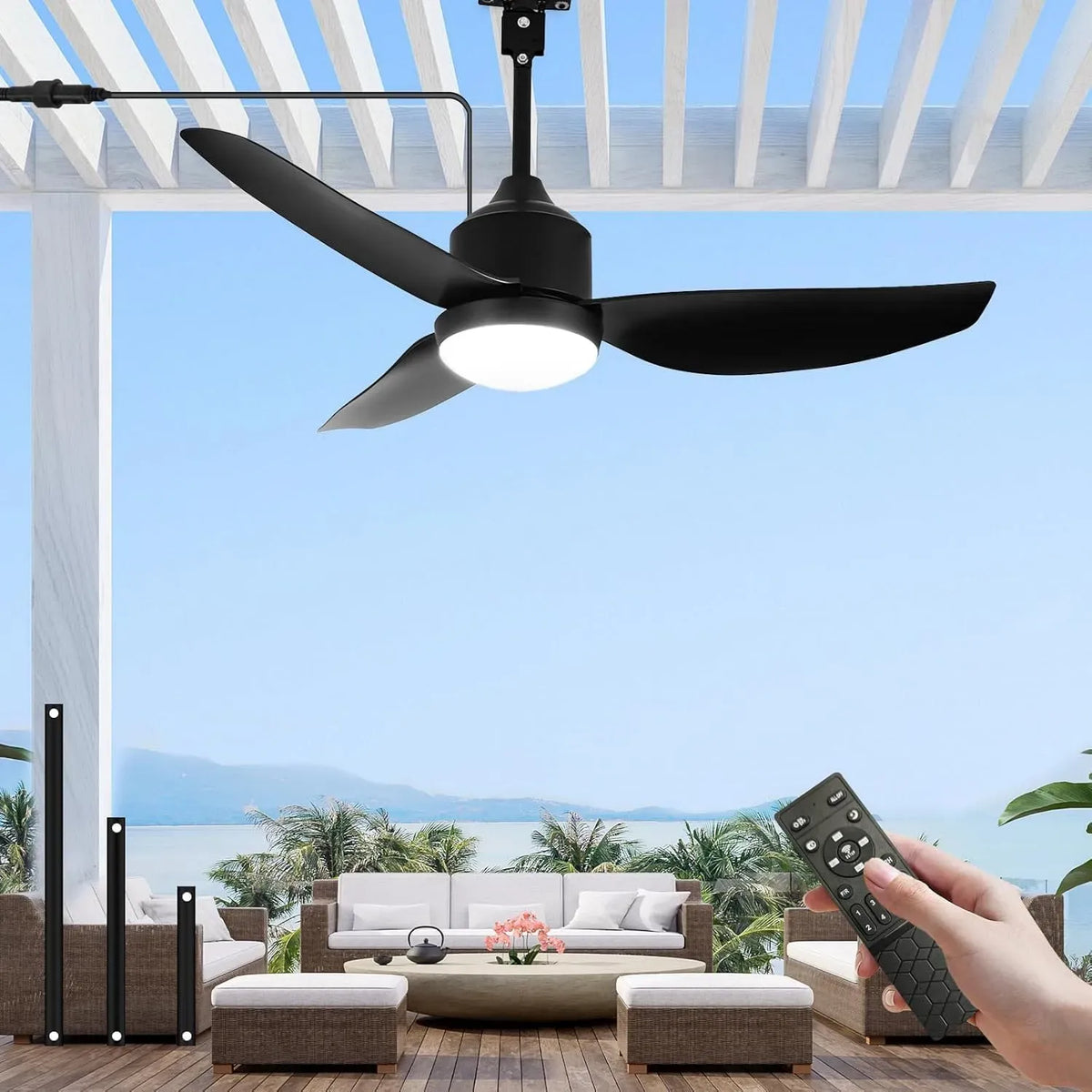 Ventilatore, 52 pollici, IP65, 6 velocità reversibili