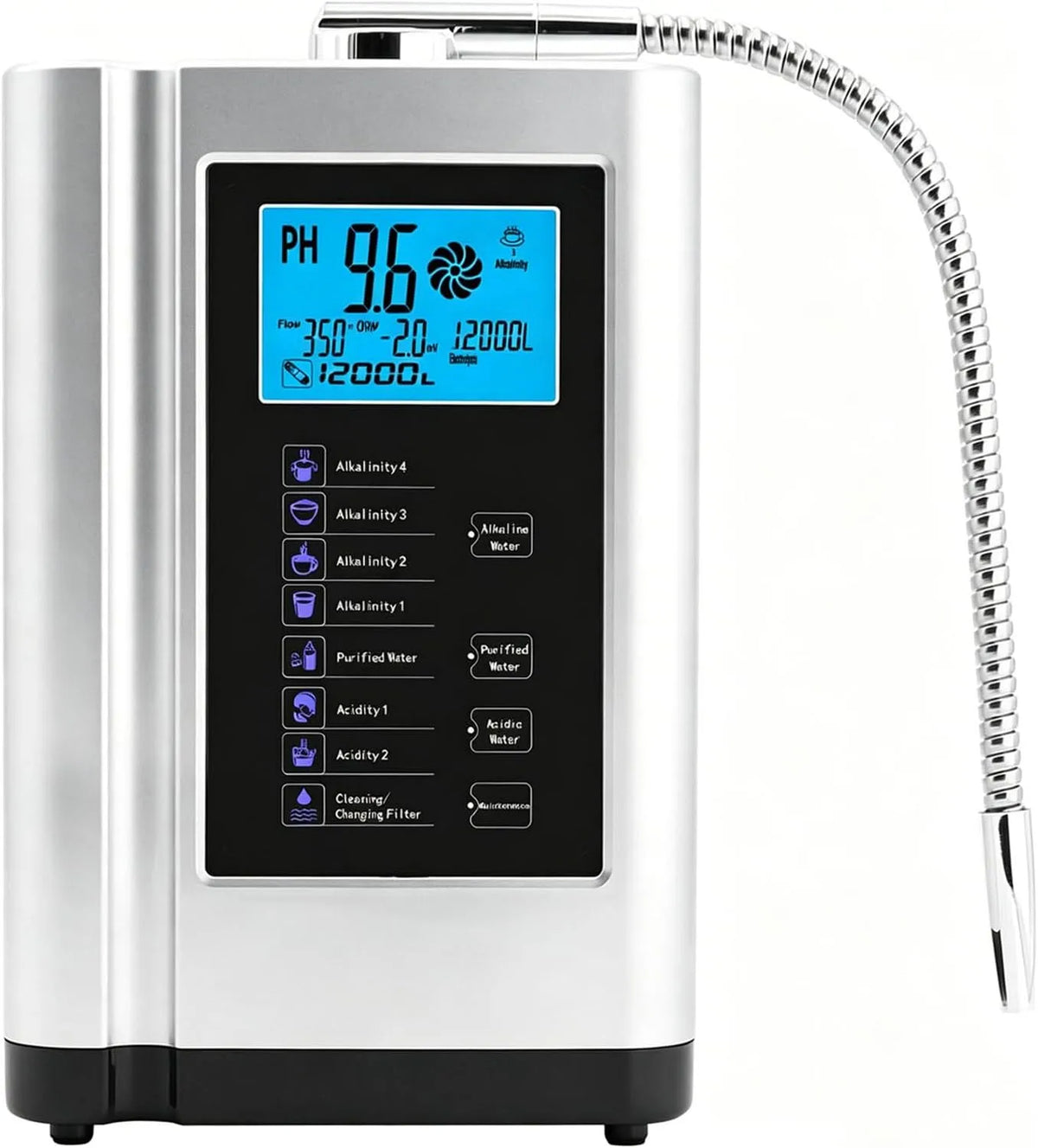 macchina per acqua, filtro, 8000 L, argento, per acqua idrogenata